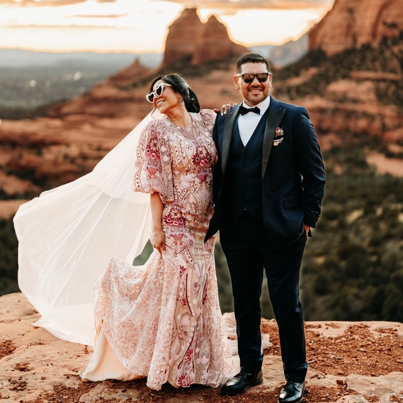 Rue de Seine Joni Wisteria dress with sleeves - Picture 7 of 16